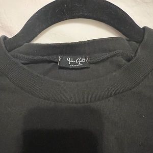 John Galt tee, size small, black with skull, used condition